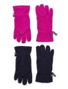 Gloves Fleece - 2 Pcs. Set. Color Kids Patterned