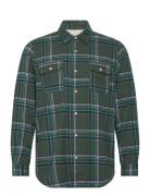 Regular Fit Multicoloured Flannel Check Shirt Scotch & Soda Green