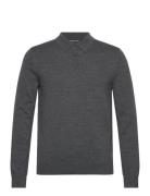 Core Merino Ls Polo Michael Kors Grey