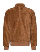 Half Zip Top Champion Brown