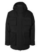 Slhron Parka Selected Homme Black