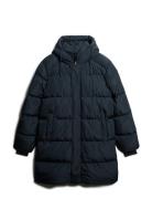 Hooded Sports Puffer Mid Jkt Superdry Navy