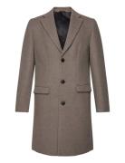 Recycled Wool Coat Lindbergh Beige