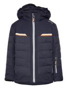 Kid Jacket Snaps Hood CMP Navy