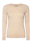 Rmwsofia Wool Crew-Neck Knit RM By Rosemunde Cream