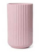 Lyngby Vase H25 Cm Rose Porcelain Lyngby Porcelæn Pink