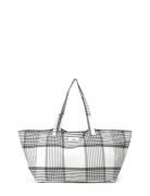 Shopperbag Large Checks By Mogensen Grey