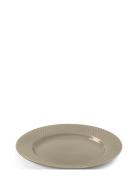 Rhombe Earth Lunch Plate Ø23 Cm Clay Lyngby Porcelæn Brown