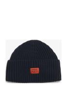 Workwear Knitted Beanie Hat Superdry Navy