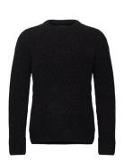 Round Neck Extra Dropped Shoulder Chenille Cable Sweater Scotch & Soda...