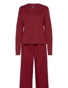 L/S Sleep Set Calvin Klein Burgundy