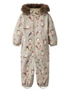 Nmnsnow10 Suit Aop Fo Name It Beige