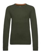 Jjpannel Knit Crew Neck Aw24 Jnr Jack & J S Green