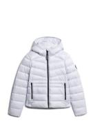 Hooded Fuji Quilt Padded Jkt Superdry Cream