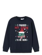 Nkmvismas Ls Nreg Sweat Bru Name It Navy