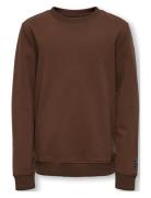 Kobmontgomery L/S Print Swt Kids Only Brown