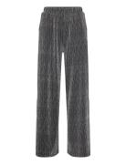 Slfanita Tinni Hw Relaxed Pants Selected Femme Black