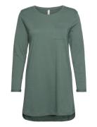 Nightie Ls Pocket Hunkemöller Green