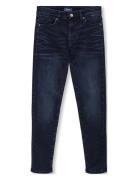 Kobdraper Jax Tapered Coated Jeans Kids Only Blue