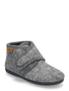 Slippers Wool Velcro En Fant Grey