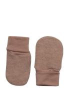 Soft Wool Mittens CeLaVi Brown