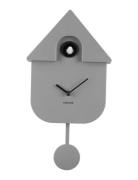 Wall Clock Modern Cuckoo KARLSSON Grey