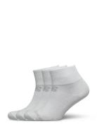 Performance Cotton Flat Knit Ankle Socks 3 Pack New Balance White