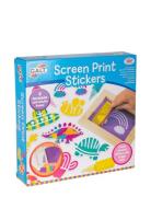 Screen Print Stickers Galt Patterned