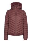 W Frost Down Hood Jacket-Sapote Peak Performance Burgundy