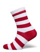 Dbu Fan 24 Striped Sock Hummel Red