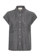 Nellymw Ss Shirt My Essential Wardrobe Grey