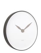 Wall Clock Albatross Iron Black KARLSSON Black