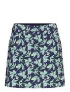 17" Performance Floral Pleated Skort Ralph Lauren Golf Navy