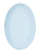 Confetti Oval Dish W/Relief 1 Pcs. Giftbox Aida Blue