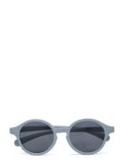 Rounded Sunglasses Mango Blue