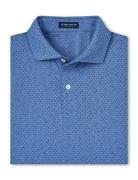 Staccato Performance Jersey Polo - Edwin Spread Co Peter Millar Blue