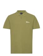 Essential Polo M Jack Wolfskin Green