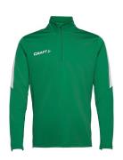 Progress Halfzip Ls Tee M Craft Green