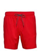 Puma Swim Men Mid Shorts 1P Puma Swim Red