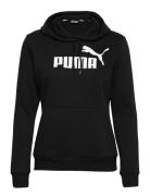 Ess Logo Hoodie Fl PUMA Black