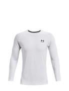 Ua Hg Armour Fitted Ls Under Armour White