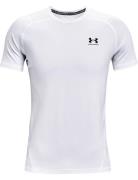 Ua Hg Armour Fitted Ss Under Armour White