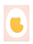 Æg Lyserød Papirklip Brainchild Patterned