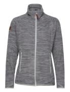 Hareid Fleece W Jacket Nohood Bergans Grey