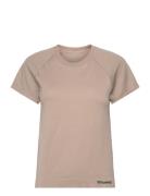 Hmlmt Flow Seamless T-Shirt Hummel Brown