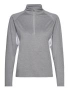 Lds Pines Halfzip Fleece Abacus Grey