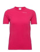 Lady Running Airstream Outwear Shirt Short Sleeve UYN Pink