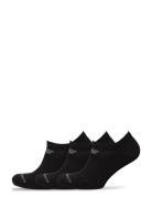 Performance Cotton Flat Knit No Show Socks 3 Pack New Balance Black