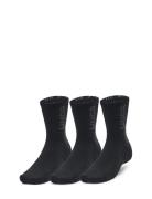 Ua 3-Maker 3Pk Mid-Crew Under Armour Black