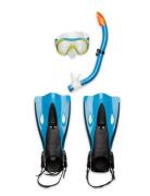 Cebu Jr. Diving Set - 3 Pcs. Cruz Blue